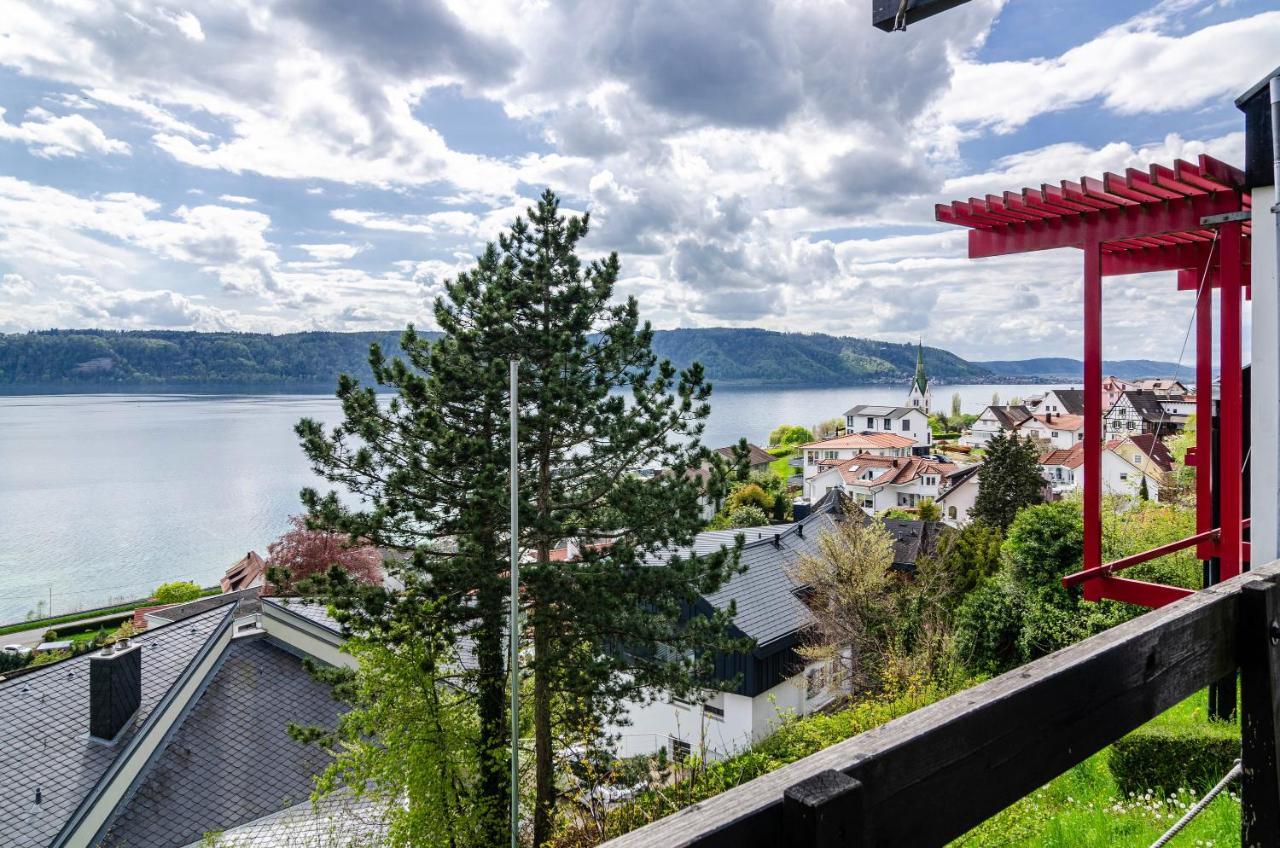 Adlerhorst über dem Bodensee Villa Sipplingen Exterior foto